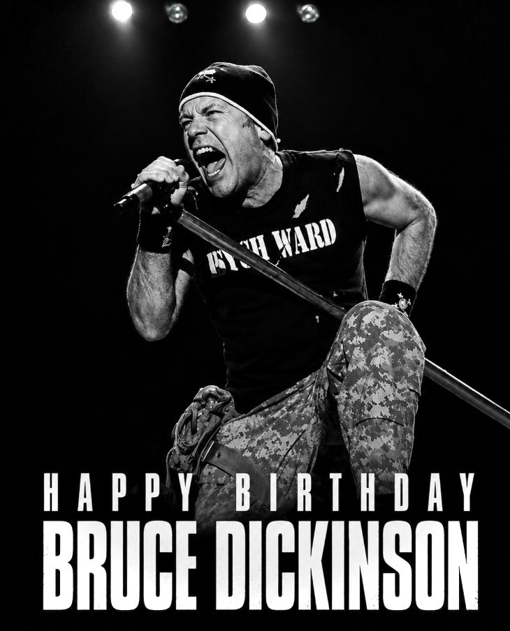MonstersOfRock's tweet photo. Happy birthday Bruce! 🇬🇧 🤘🏼 https://t.co/Bi03ELnZrZ