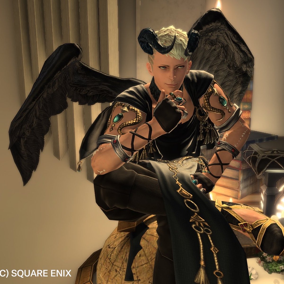 primrose_FF14RP's tweet photo. 我が真の姿(厨二病)を現世に繋ぎ止められる刻も、残すところあと僅か……。
この仮初めの肉体に元の封印が施される前に、我が領域へ言の葉を遺すがいい。
どんな言葉であれ、我が悪魔の言霊をもって応えてご覧にいれましょう。 https://t.co/v7g15qWp1J