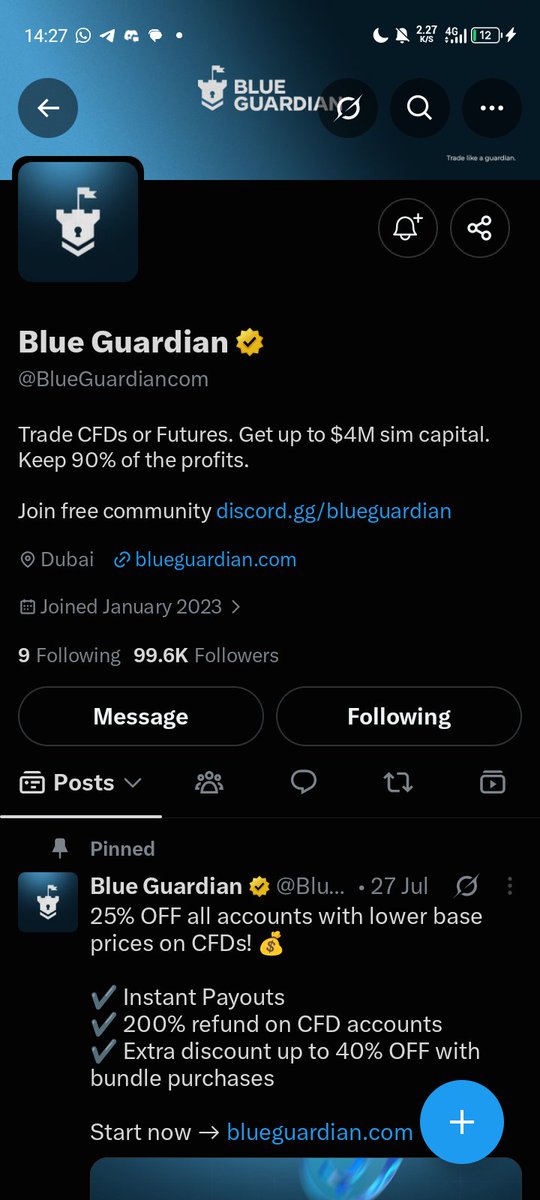 oksrax's tweet photo. @ambeingsatya @BlueGuardiancom @GuardianFutures @GuardianTvLive All done ✅ 
I'll come back to this post after a successful payout🙏🙏

@marvel__101 @drkizzzi https://t.co/ca7SYfEGbo