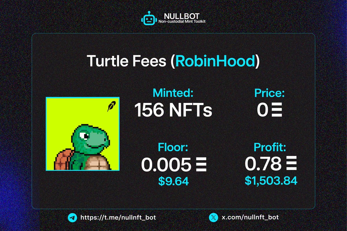 sshal0mm's tweet photo. It’s not much but it’s honest work 🤖

@nullnft_bot https://t.co/NqwnAJCImQ