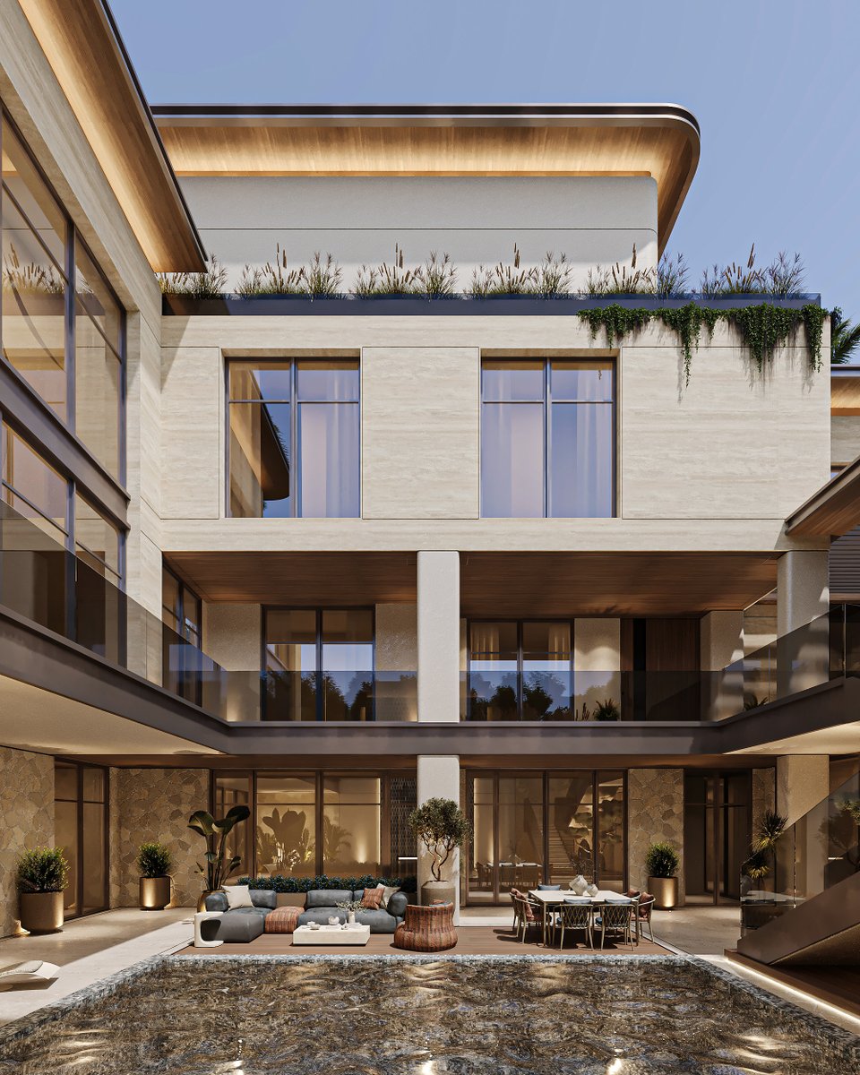 maroon_arch's tweet photo. AMM Villa explores the balance between architecture, landscape, and natural light.

A contemporary residence where clean geometry, warm materials, and water features come together to create a timeless luxury experience.

🏡AMM VILLA | 📍RIYADH, KSA

#Architecture #LuxuryVilla #MaroonArchitects