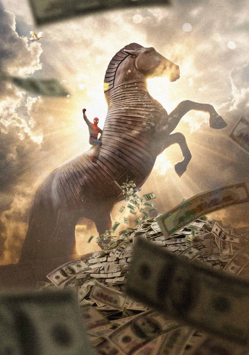 Bosslogic's tweet photo. Billion dollar movies!
#SpiderManBrandNewDay #TheOdyssey https://t.co/T86rtr4k1G