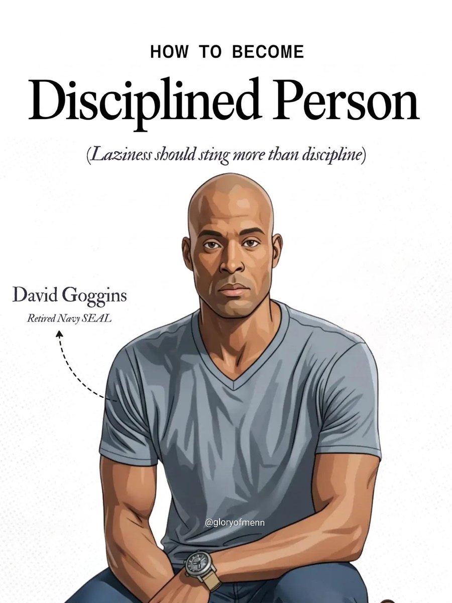 GloryOfmenn's tweet photo. HOW TO BECOME Disciplined Person:

~Thread https://t.co/8wLVQQTOsr