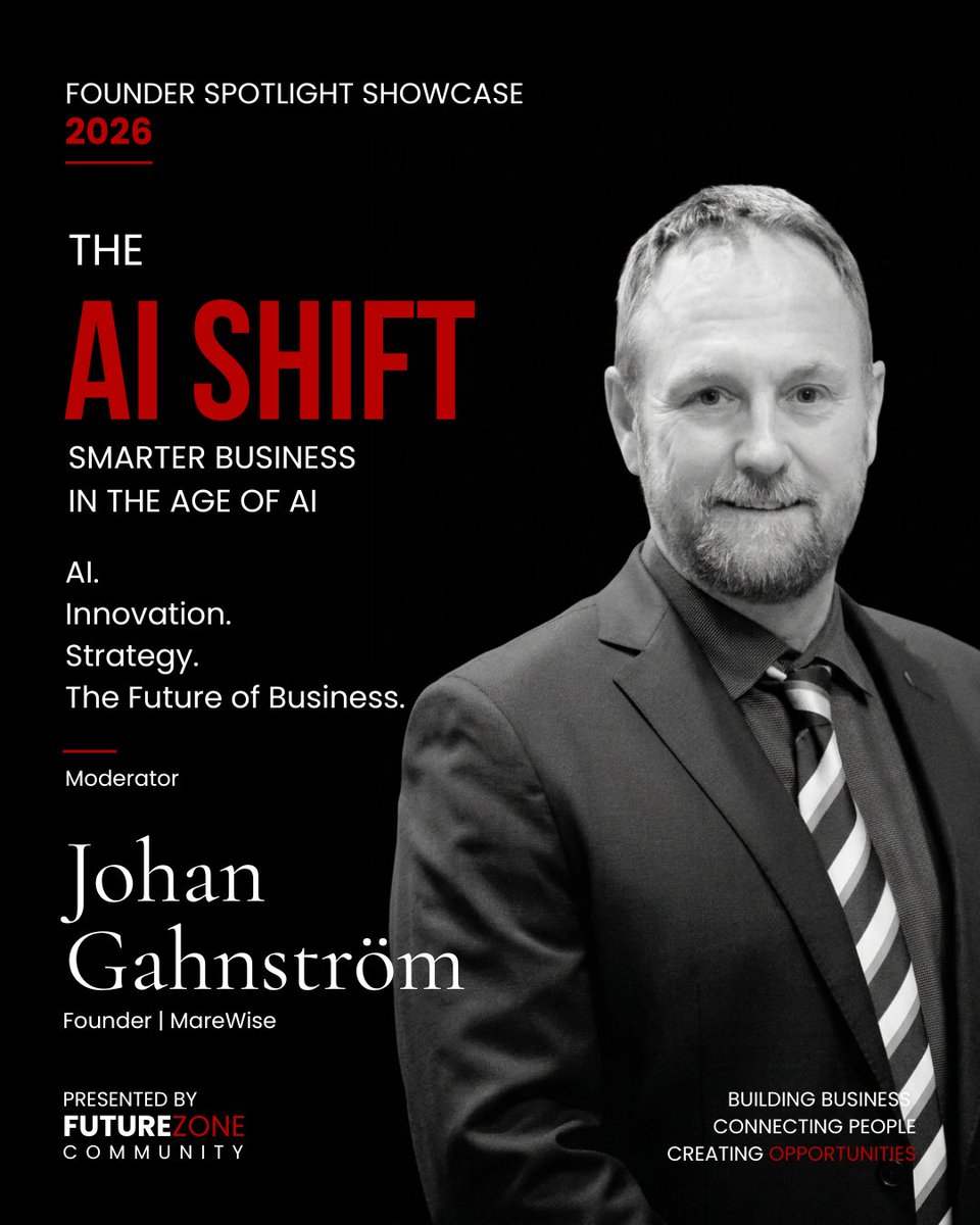 futurezone_ae's tweet photo. AI isn't just changing technology.
It's changing how businesses make decisions, improve efficiency, and stay competitive.
Continue the conversation with Johan Gahnström:
💼 LinkedIn: https://t.co/XpOUjKwsyr
🌐 MareWise : https://t.co/A1PkzyZEQd
#FutureZoneCommunity #TheAIShift https://t.co/FcDLROHwre