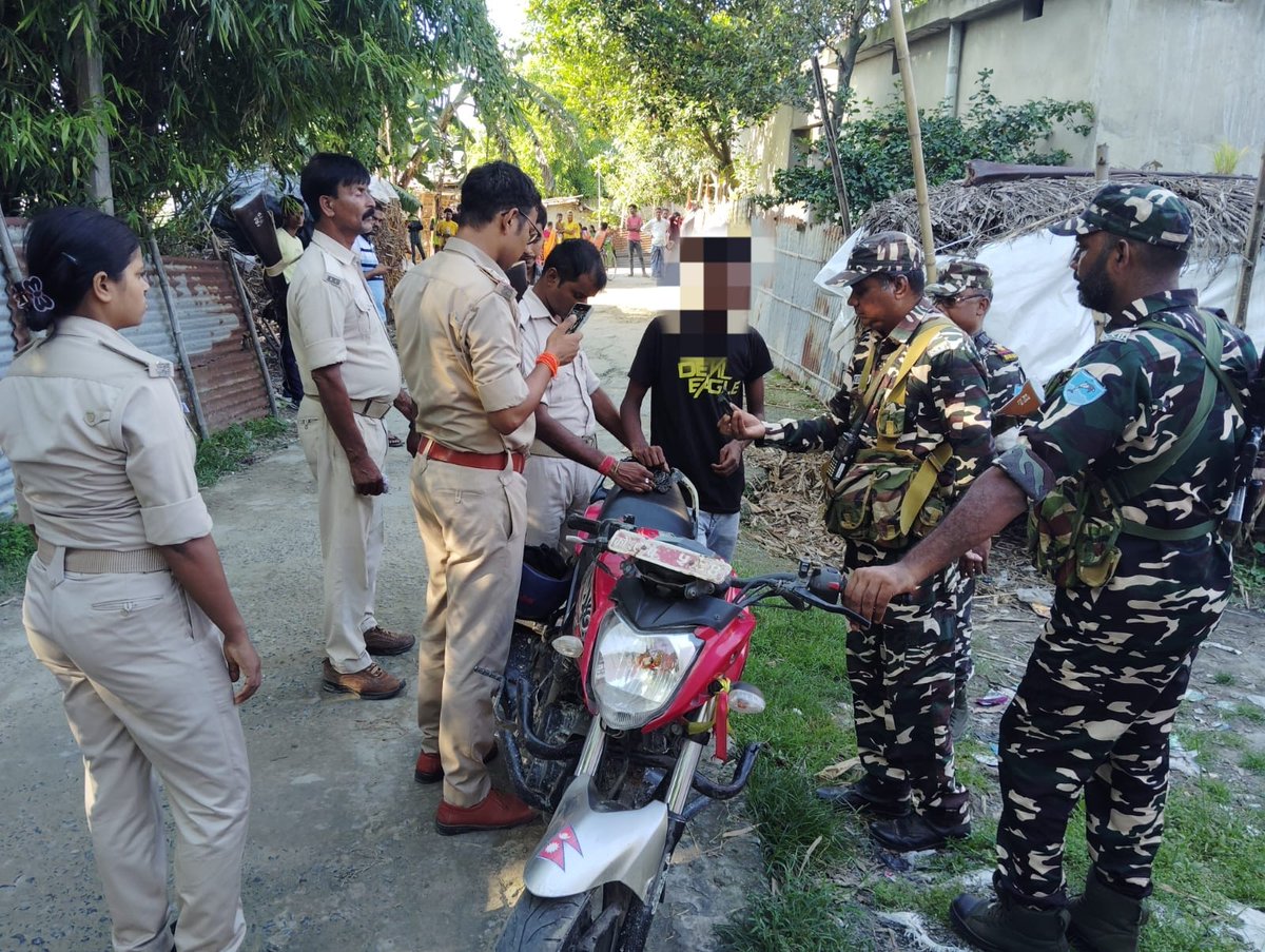 52bnssb's tweet photo. दिनांक 06 अगस्त 2026 को 52वीं वाहिनी, सशस्त्र सीमा बल, अररिया की बाह्य सीमा चौकी सिकटी के कार्मिकों द्वारा सिकटी पुलिस के साथ मिलकर 12.63 ग्राम स्मैक सहित दो अभियुक्तों को गिरफ्तार किया गया | @SSB_INDIA @ssbpatna @SSBSHQPURNEA https://t.co/B96og8VzOH