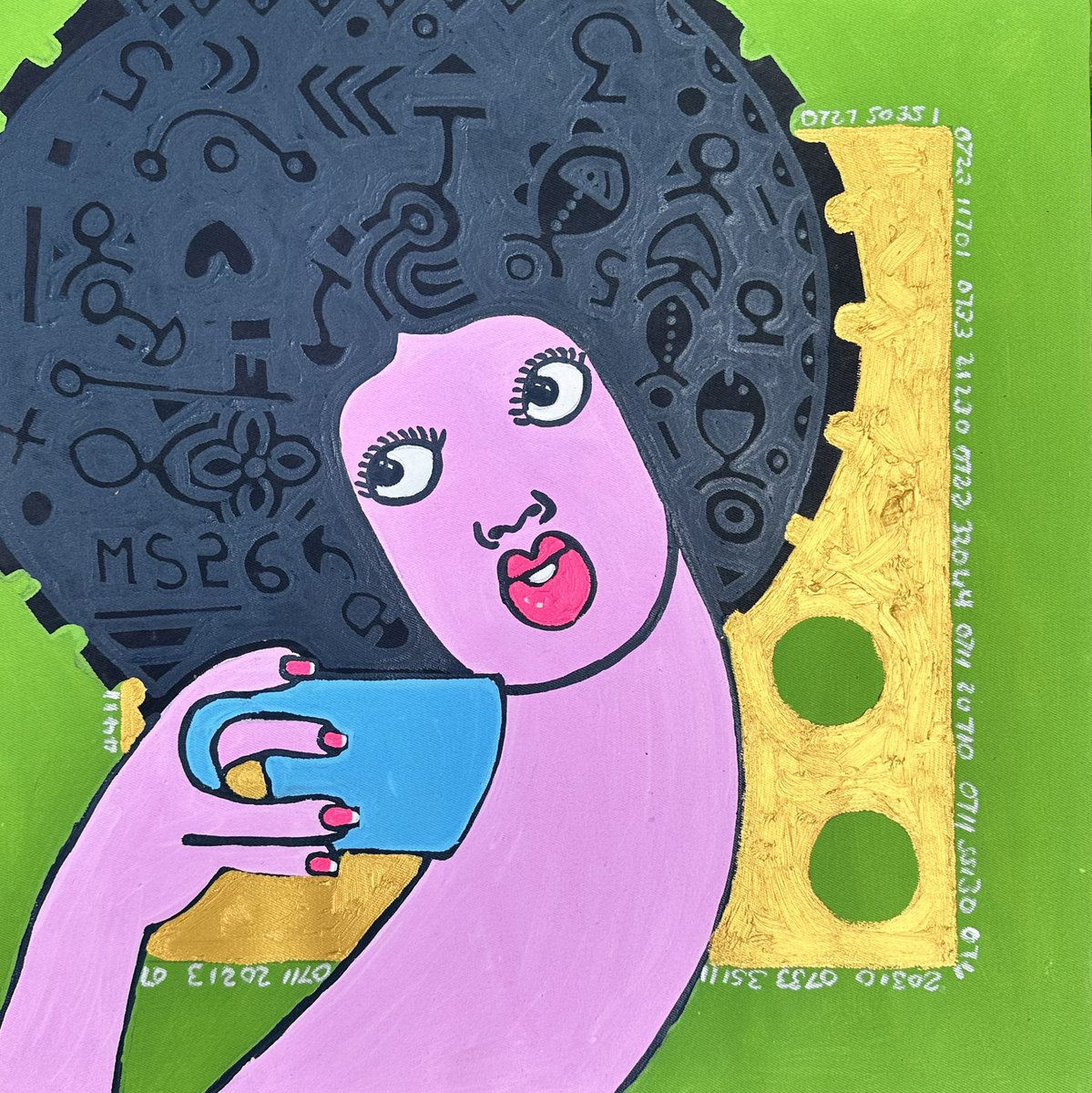 michaelsoi's tweet photo. Untitled 
Acrylic on Canvas 
50 by 50 cm 
7th August 2026
MS-26-139 https://t.co/cGUq8rj11y