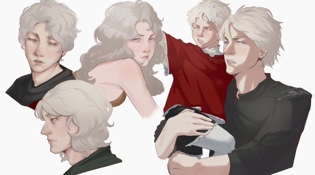 giKYS44's tweet photo. Aegon uncrowned, Saera, Aegon II, Maekar and Aerion https://t.co/956Jzg2o8h