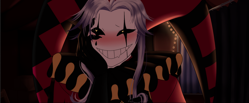 aranyaphoenix's tweet photo. I am currently letting this adorable, precious, pure cinnamon roll, who has never done anything wrong EVER in his life, heal me. #FreakCircus #Pierrot https://t.co/5CRh6yo9qt