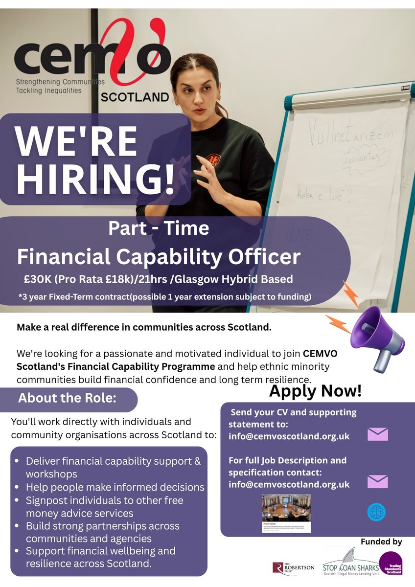 cemvoscot's tweet photo. Closing soon!

There's still time to apply for this fantastic opportunity, but applications close on Friday 14th August 2026.

If you'd like more information, please contact me at:

Helen.McCabe@cemvoscotland.org.uk

Please feel free to share within your networks. 😊 https://t.co/zNvdj6IPPr