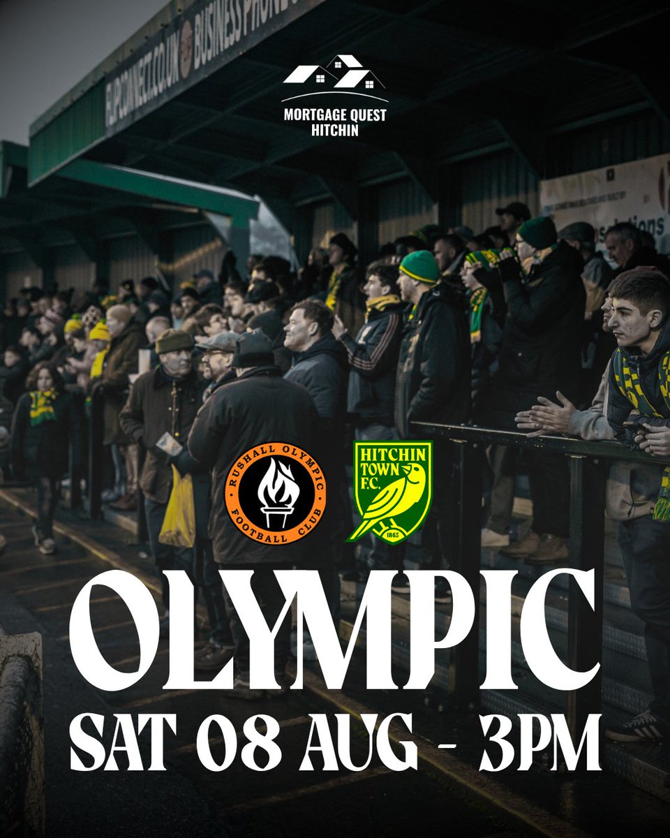 HitchinTownFC's tweet photo. ⏰ | 24 HOURS TO GO

Our return to step 3 starts tomorrow with a @SouthernLeague1 Premier Central Division trip to @ROFCOfficial.

Let's go! 💪

💛💚 https://t.co/QXpO3y8iw2