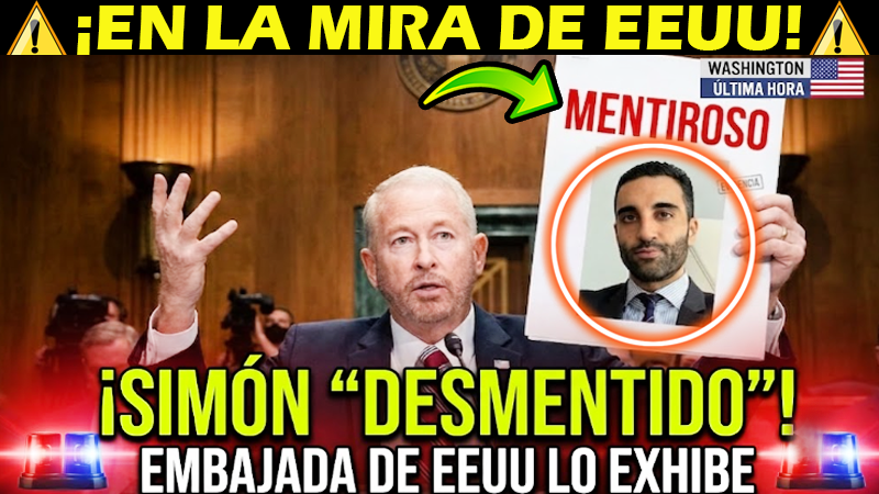 ESPOLITIC's tweet photo. ¿QUÉ OPINAS DEL MONUMENTAL RIDÍCULO DE SIMÓN LEVY TRAS SER DESMENTIDO PÚBLICAMENTE POR LA EMBAJADA DE ESTADOS UNIDOS? 🤔

💥 QUEDÓ COMO MENTIROSO
🤦‍♂️ PATADAS DE AHOGADO
⚖️ TOTALMENTE ACORRALADO

👇👇👇
https://t.co/PhTQNNKiyV

#SimonLevy #EEUU #ADAN https://t.co/rfb164EYA4