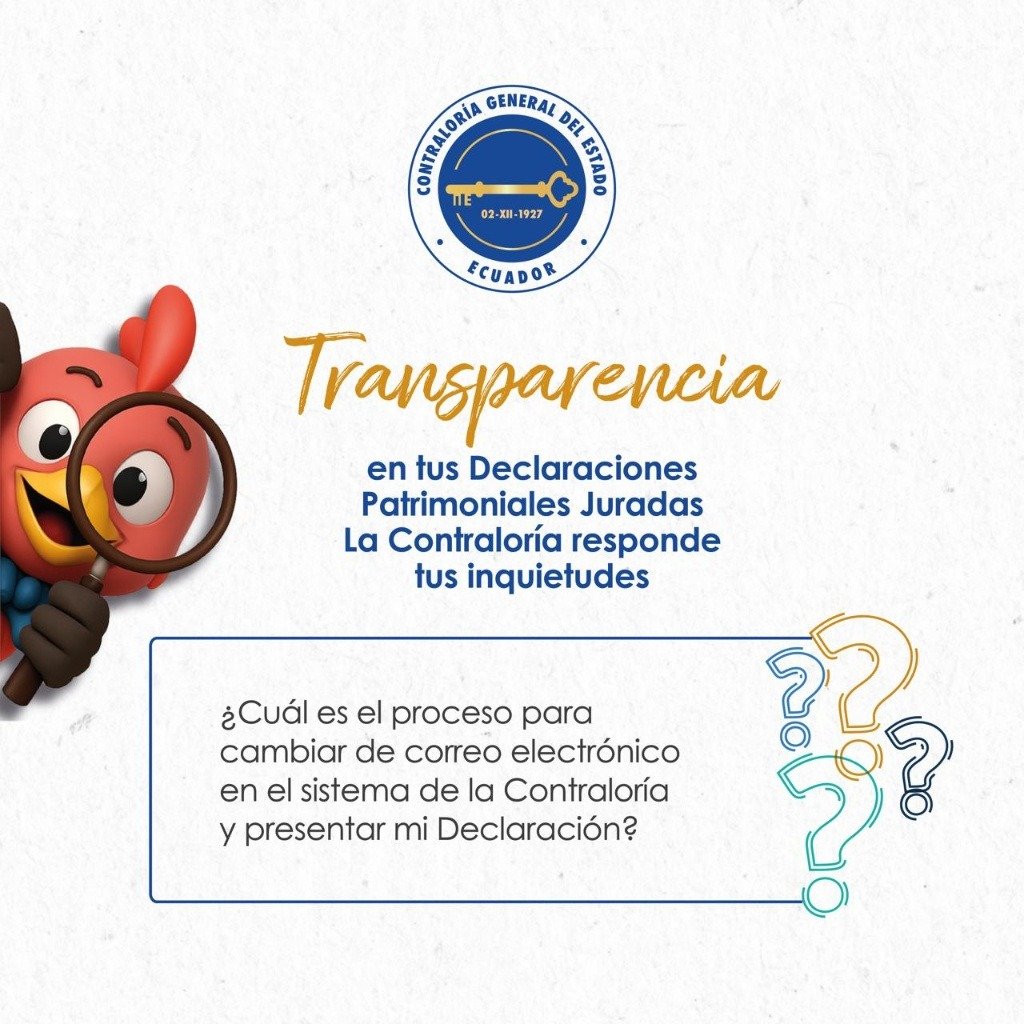 ContraloriaECU's tweet photo. 🔎 #ActualizaTuDPJ | ¿Olvidaste tus credenciales de acceso?

⏰ Tienes hasta el 15 de agosto para actualizar tu información patrimonial.

🚨 Mira aquí cómo recuperar tu acceso y presenta tu declaración 👇 https://t.co/LJfF8vqNks
