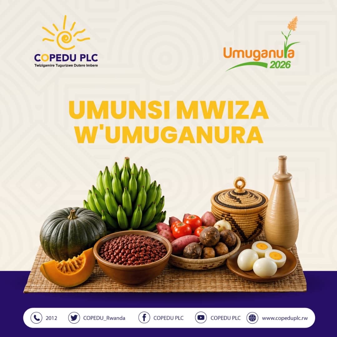 CopeduPlc's tweet photo. Tubifurije Umuganura mwiza, urangwa n’umusaruro mwinshi, amahoro, uburumbuke n’iterambere rirambye.

Umuganura mwiza. 
COPEDU PLC https://t.co/DRsXFDdaAi