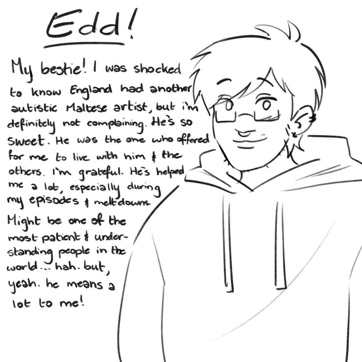 wumuteez's tweet photo. sam's thoughts about the main 4 guys 🖤
#eddsworldoc https://t.co/ZYvYEatYsi