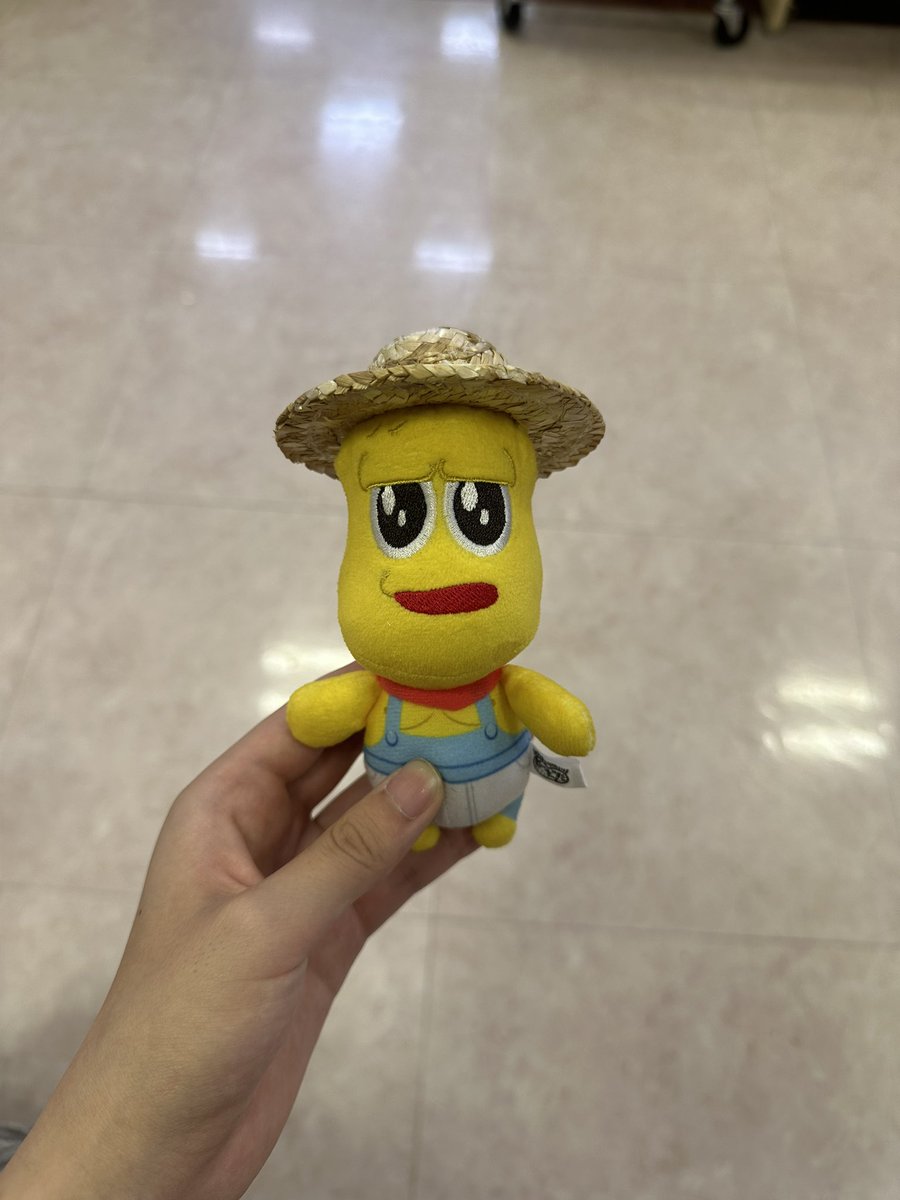 aaaaaikikj's tweet photo. セリアの小さい麦わら帽子ピッタリだった！ https://t.co/vcdnIprEWP