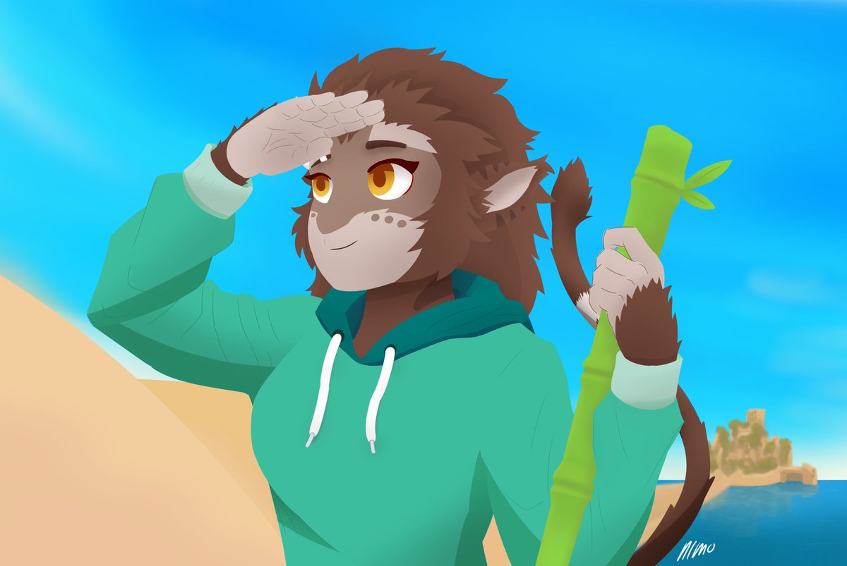 nimoraccoon's tweet photo. Another art i made, this time with animation!
It was a birthday gift for one of my closest friends @Marti_Sami_! :3

#digitalart #animation #furryart #blender https://t.co/0uiosM7gSm