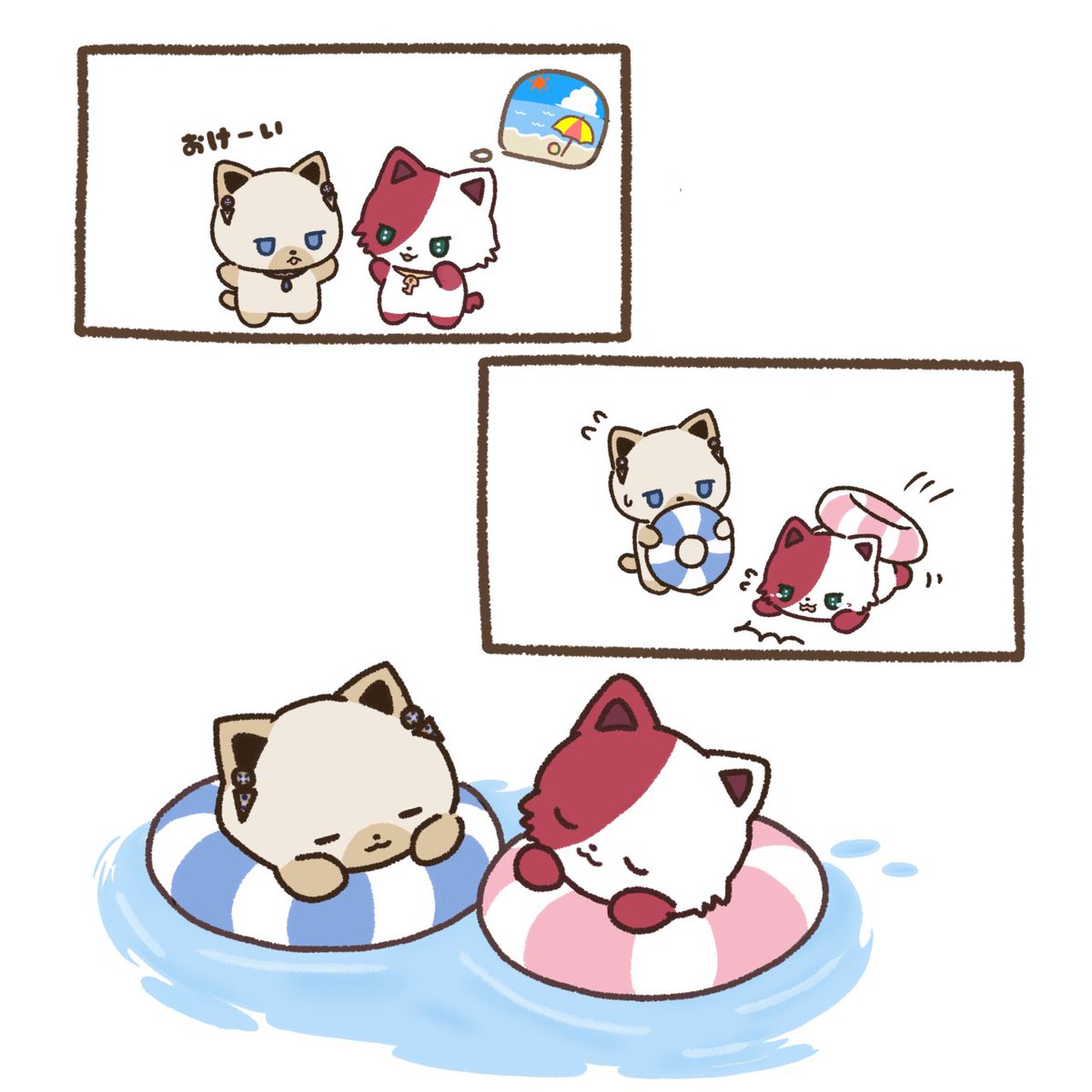 cororooo7's tweet photo. ろれたうんといぶたうんの🏖️ https://t.co/q6fItmAuRO