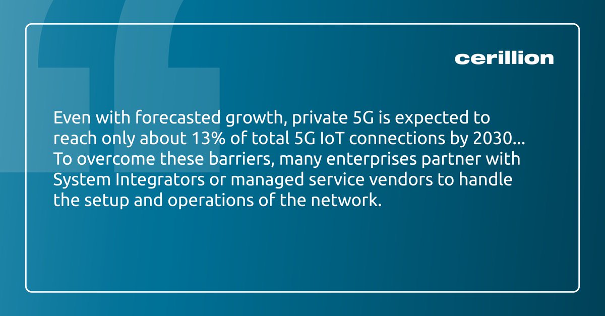 cerillion's tweet photo. #Private5G is forecast to become a multi-billion-dollar market, yet many CSPs are still struggling to establish a leading position. Why has adoption been slower than expected, and what must operators do to capture the opportunity? https://t.co/vV9BW1aqK0 #BSSOSS https://t.co/VwNoxdhYP5