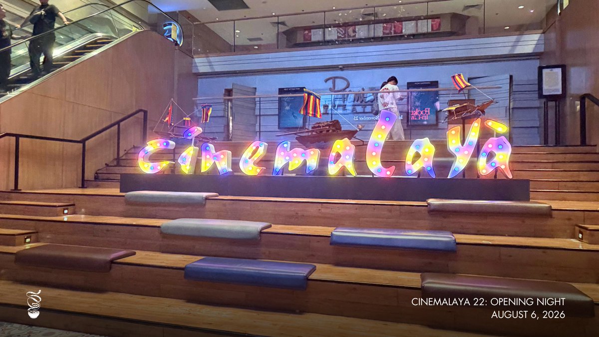 sinegangdotph's tweet photo. WHAT'S COOKING: The opening of the 22nd Cinemalaya Independent Film Festival was held last night at Shangri-La Plaza, Mandaluyong with Cinemalaya Foundation president Laurice Guillen and the cast and crew of the official selections in attendance.

Berlinale 2026 entry 'Enjoy Your Stay,' directed by Dominik Locher and Honeylyn Joy Alipio made its Philippine premiere as the opening film of the festival. It was screened for free in Shangri-La Plaza's Red Carpet Cinemas.  | 📸 Thandie Aliño and Daniela Kuizon, https://t.co/KBHfs035fR