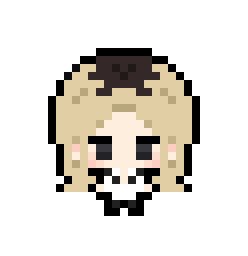 DailyNirashiya's tweet photo. Pixels chibis,,,idk if i like how I did the hair on both of them but whatever https://t.co/YLLgIAVB64