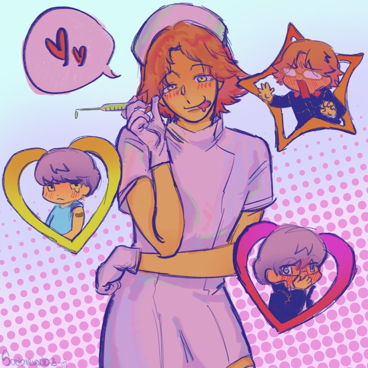 soobiewobz's tweet photo. The nurse is IN!!!

#souyo #persona4 https://t.co/iYi6ocyCGL
