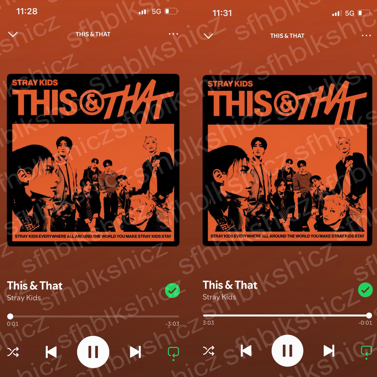 sfhblkshicz's tweet photo. THIS &amp; THAT Burning Event 🧡

6PM spotify / youtube music 

#StrayKids #스트레이키즈 #THIS_AND_THAT #This_and_That_BurningTime 

🍀 https://t.co/xTskjssRz3
