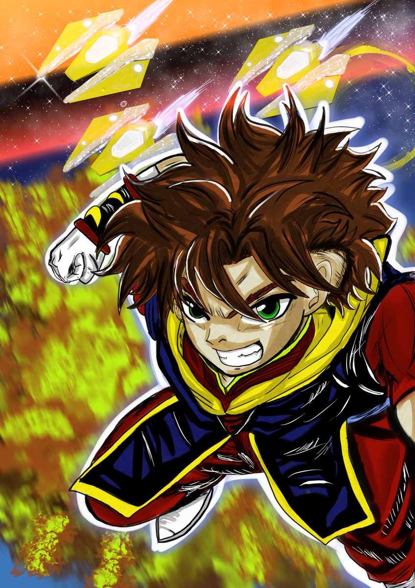 SonofEd_313's tweet photo. Here's the official cover of my comic, #TheFinalFrontier. 10 years in the making. I can't wait to get this out to you guys. #CLIPSTUDIOPAINT #mangaka #explore #originalcomic https://t.co/Rw0Z5TbBut