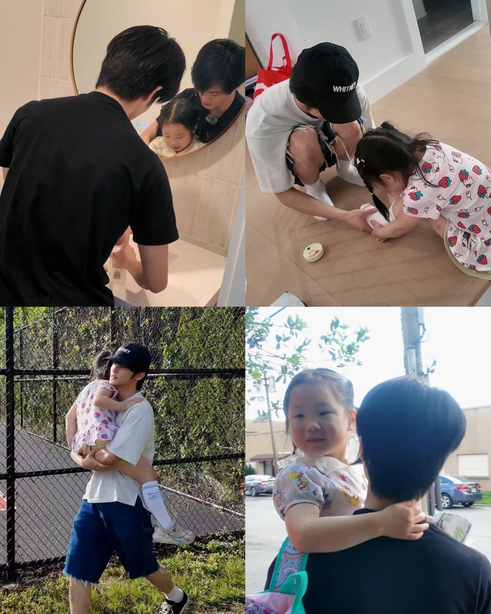 chaechmogusun's tweet photo. mark said : di kehidupan berikutnya, kayaknya aku bakal jadi ayah yang bucin banget sama putriku.

🥹🥹🥹🥹😭😭😭😭 https://t.co/JfpFlwEOuv