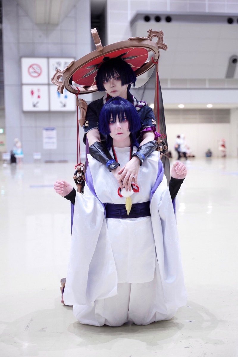 RinaSukareltuto's tweet photo. Cosplay 原神
散兵 傾奇者 

「在りし日の過去」

散兵 俺
傾奇者 エリナちゃん（@Erina86670901 ）
photo: @migi33581656 https://t.co/Cg2w94DG4k