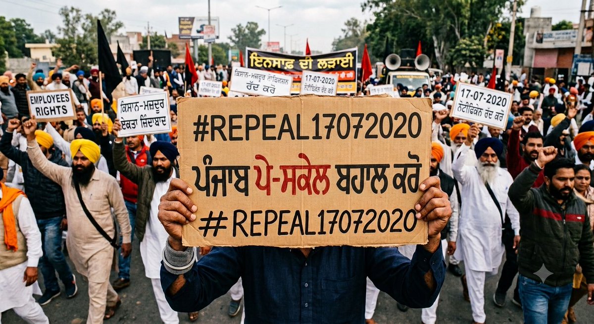 amarjit_1509's tweet photo. @bsmajithia #Repeal17072020
17.07.2020 ਪੱਤਰ ਰੱਦ ਕਰੋ 🏴
ਪੰਜਾਬ ਦੇ ਮੁਲਾਜ਼ਮਾਂ ਤੇ ਪੰਜਾਬ ਪੇਅ ਸਕੇਲ ਬਹਾਲ ਕਰੋ🚩 https://t.co/dPn678JIl2