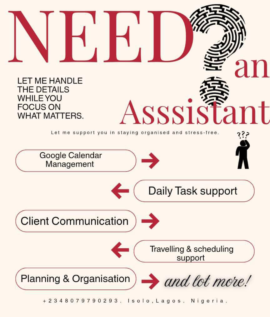 thewisdombaby's tweet photo. Feeling overwhelmed with everything on your plate?😣

From managing your calendar to handling daily tasks and client communication, I help you stay organised, focused, and stress-free.😀

Let me handle the details while you focus on what truly matters.🤗 https://t.co/ZyFq2Lwg4T