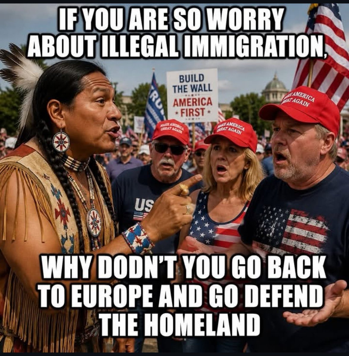 CozyOtterShell's tweet photo. You took their land, and you tell everyone to 'go back to their country' that's not your land, it was stolen and now you're using violence to get 'Rid' of them 

Stop being stupid 

Sorry not sorry https://t.co/q2KWO5e7aO
