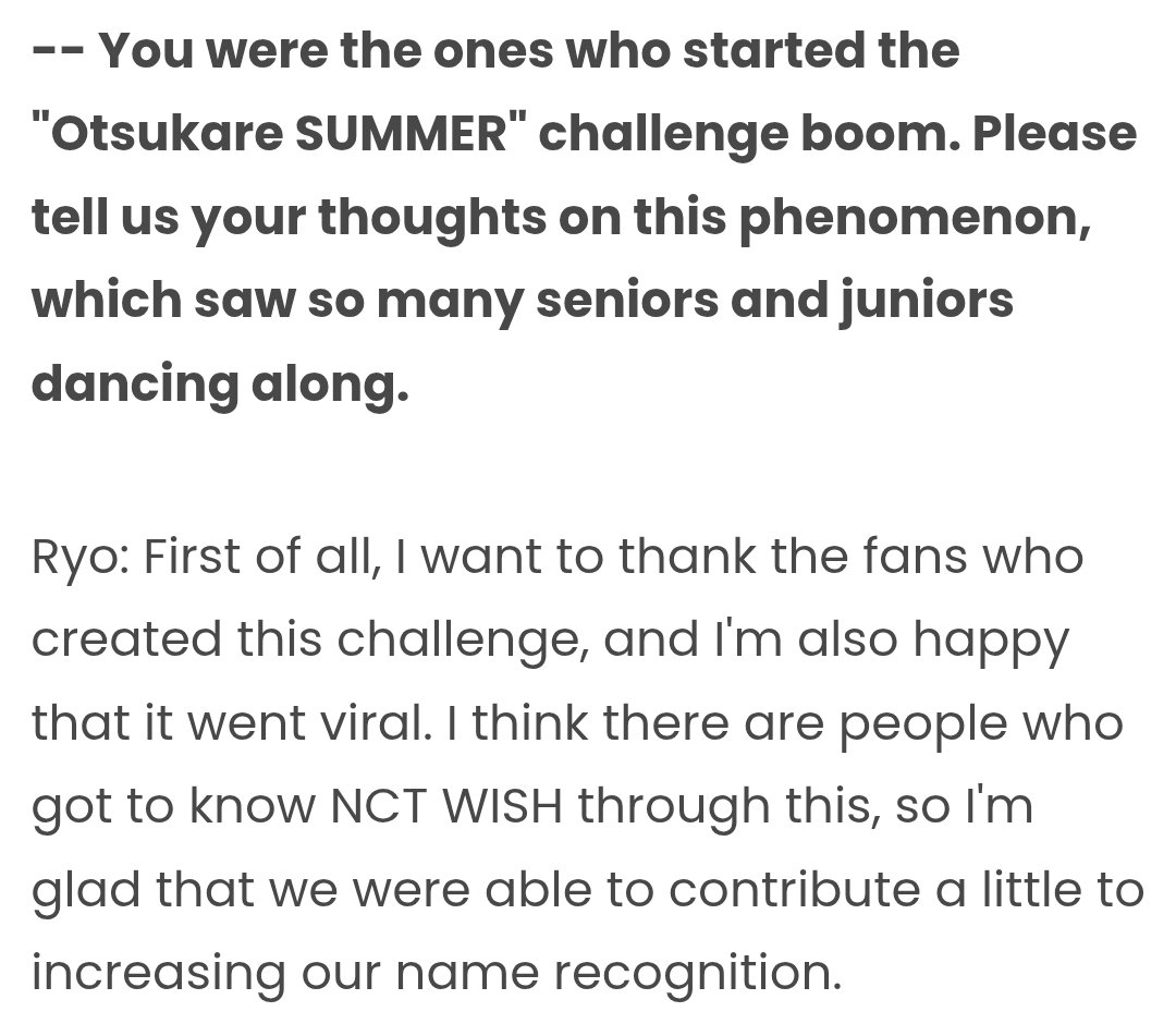 woozenniee's tweet photo. ryo is really so mature in the way he thinks... the thing he mentioned when he was asked about his viral ryo march is :

he is glad that it helped more people get to know WISH

🥺 https://t.co/8EhwohlV3l