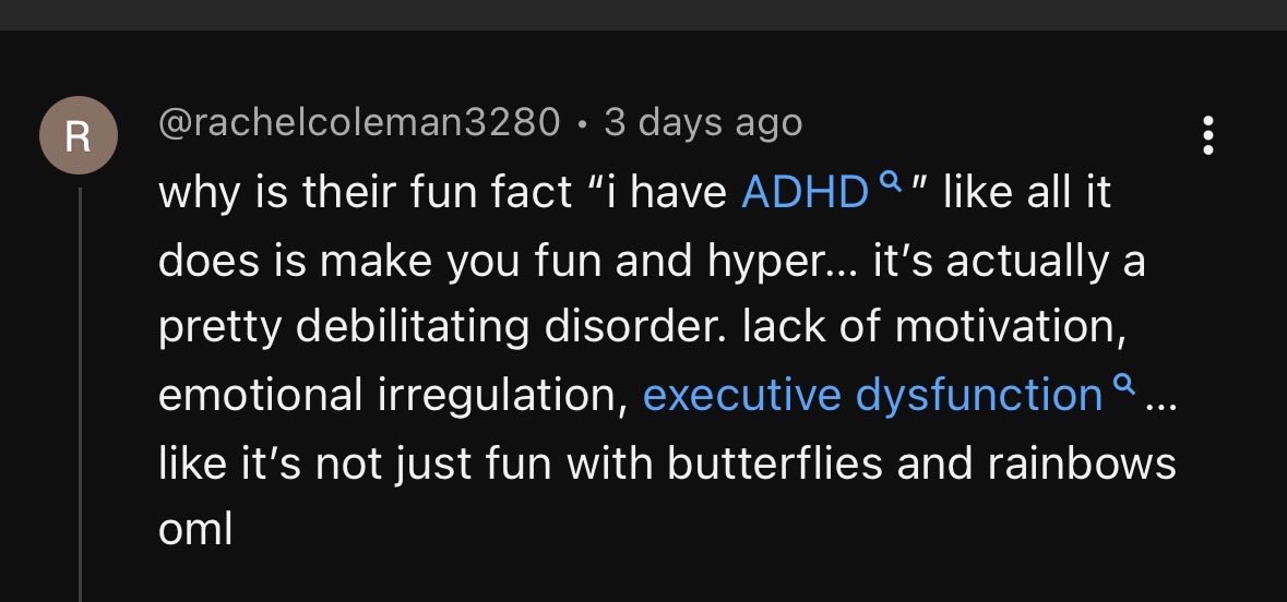 redvent1ng's tweet photo. never felt more seen than this random yt comment https://t.co/5DSQ3aqZ9z