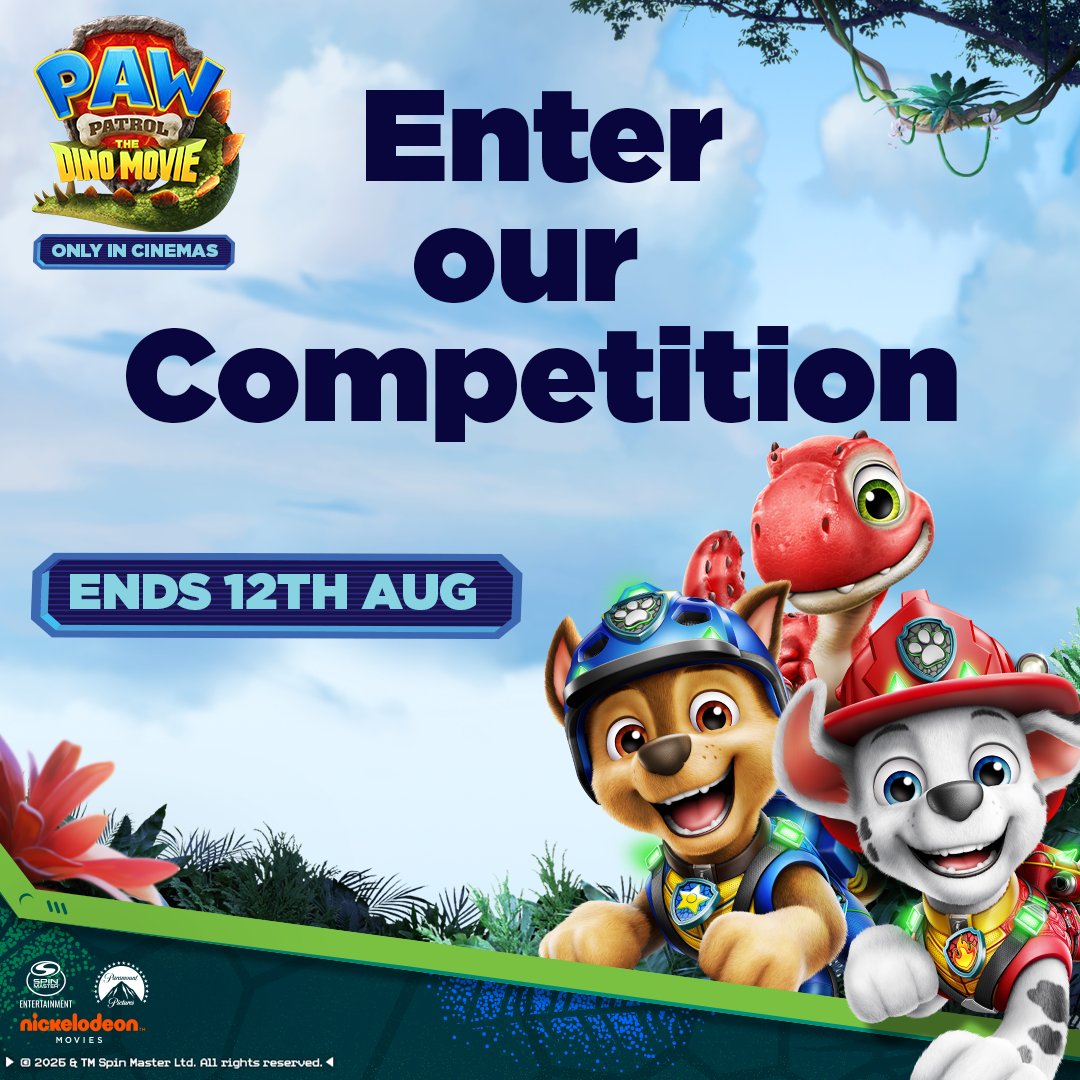 CalendarsUK's tweet photo. 🐾 PAW Patrol: The Dino Movie is here! 🐾🦖

Get ready to join Chase, Marshall, Skye, Rubble and the rest of the PAW Patrol pups on their biggest prehistoric adventure yet!

To celebrate the upcoming release of PAW Patrol: The Dino Movie, we're giving one lucky winner the chance to win an official PAW Patrol gift bundle from Danilo. 🎁

To enter:
💙 Like this post
💙 Follow us
💙 Comment below with your favourite PAW Patrol pup!

⏰ Competition closes at 11:59pm on Wednesday 12th August 2026.
🎉 The winner will be announced on Thursday 13th August 2026.

UK entrants only.. Full T&Cs apply. https://t.co/YfyYBtacnu