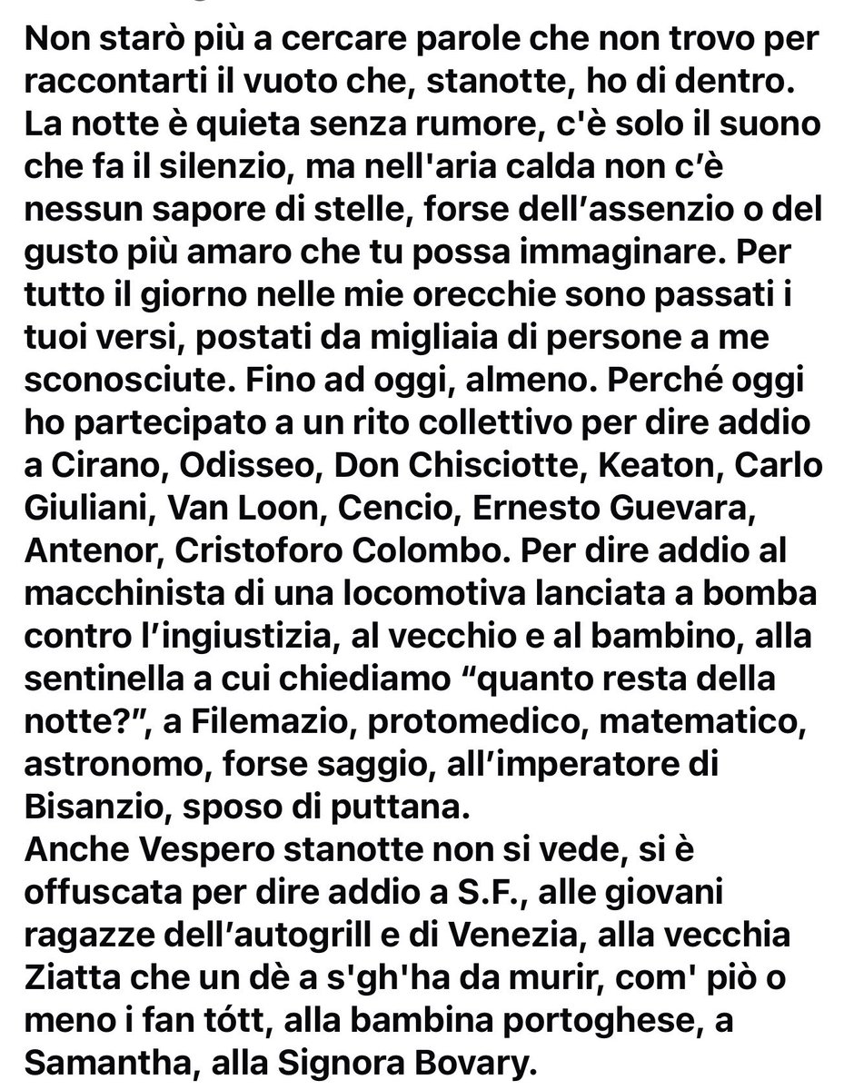 mauroberruto's tweet photo. Canzone quasi d’amore, in morte di F.G.
#guccini https://t.co/J9n89QlucJ