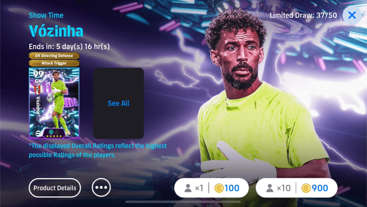 dummyrunner9's tweet photo. Imagine going this deep into a 50 players pack just to get this GK but Konami had a different plan for me, 37/50 all useless cards  thank you @Konami  #efootball #efootball2026 #pes #eFootballConcept https://t.co/3tlOI4va2t