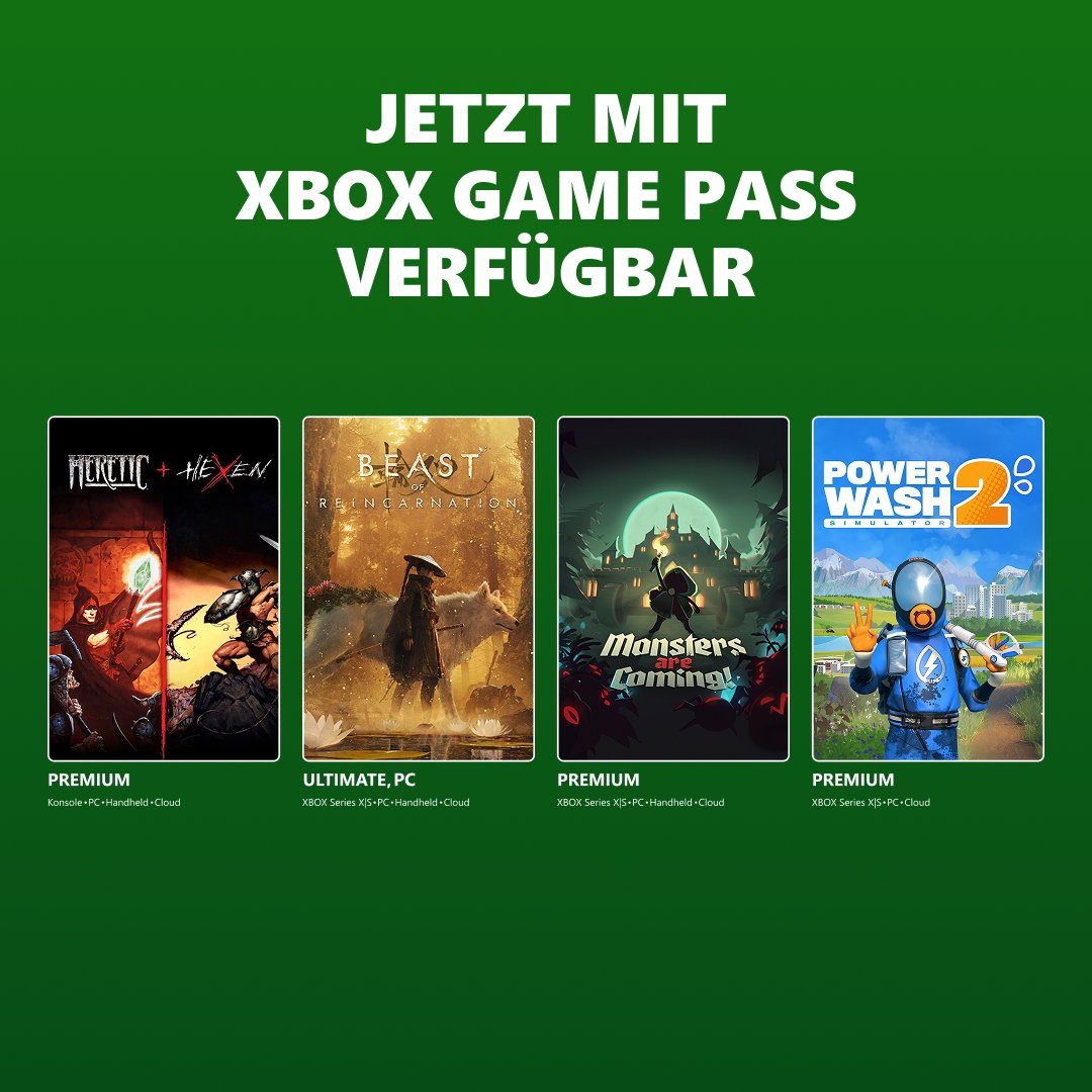 XBOX_DACH's tweet photo. Games, mit einer extra Portion Games https://t.co/sIbGOV40QO