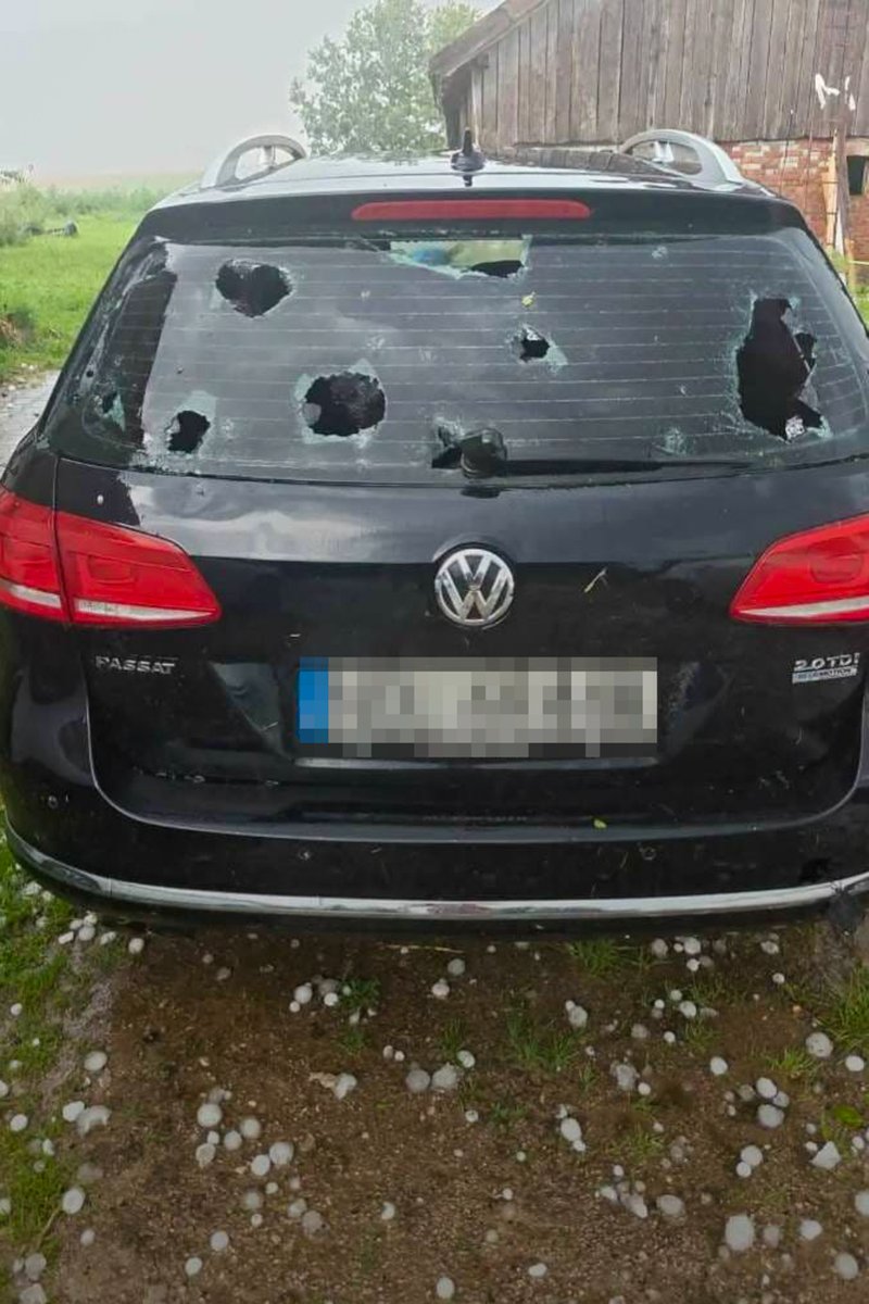 MRiRW_GOV_PL's tweet photo. 🏚️ Dziurawe dachy, 🚗💥 potłuczone szyby w samochodach, 🌾❌ zniszczone uprawy. To skutki załamania pogody, jakie miało miejsce w czwartek w województwie warmińsko-mazurskim. ⛈️ Po przejściu frontu burzowego strażacy interweniowali ponad 300 razy. 🚒

Minister Rolnictwa i Rozwoju Wsi @StefanKrajewski  jest w kontakcie z wojewodą warmińsko-mazurskim Radosławem Królem. 🏛️ Rusza szacowanie strat w terenie. 📋 Po tym jak zostanie oceniona skala zniszczeń, w resorcie rolnictwa zapadną decyzje o ewentualnej pomocy poszkodowanym gospodarstwom w zakresie, który dotyczy Ministerstwa Rolnictwa i Rozwoju Wsi. 🤝

🧊 Największe szkody grad wielkości piłki do golfa wyrządził w Lubominie k. Olsztyna. 📍

#WarmińskoMazurskie #Lubomino #Olsztyn #burza #gradobicie #strażpożarna #rolnictwo #MRiRW #pogoda #bezpieczeństwo
Źródło zdjęć i filmów: autorka filmu Iwona Grzegorczyk Michalik za @MeteoprognozaPL , Internet