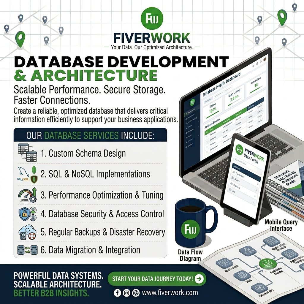 fiverwork5's tweet photo. 🗄️Simplify your data with Fiverwork’s custom database development solutions. We help businesses organise, manage, secure, and access their data efficiently so you can work smarter and make better decisions.

https://t.co/lOFkLdX5ok

#Fiverwork #DatabaseDevelopment #DataManagement https://t.co/52aOpFSeHr