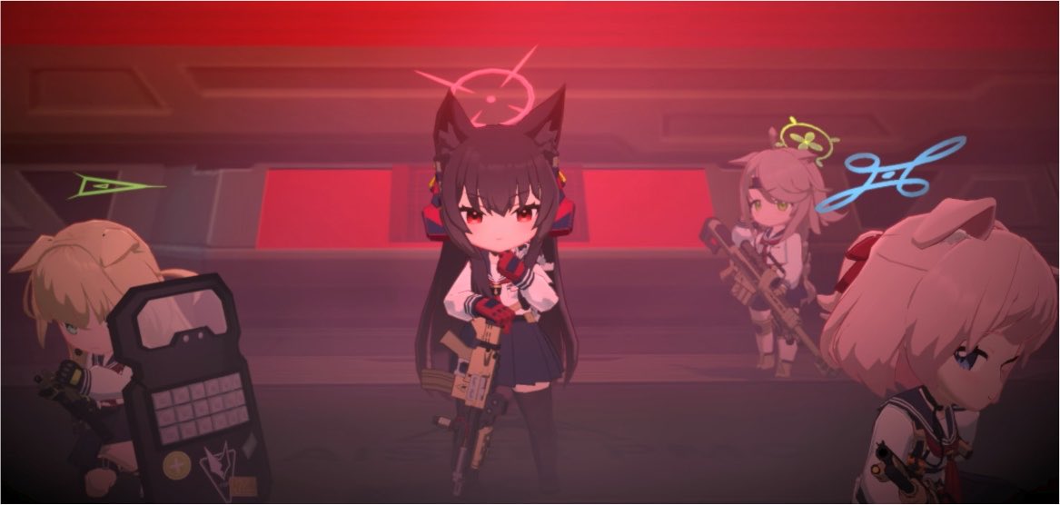 remi03_'s tweet photo. カルバノグ読み返す度にFOX小隊で編成したい気持ち抑えられなくなる…
ユキノのNS(?)発動で3人のお顔アイコン出るの早く見たいし、ニコがSRT校章のお守り(?)を他3人に付与するやつも残ったままかな🥲 https://t.co/wabNkS4d9g