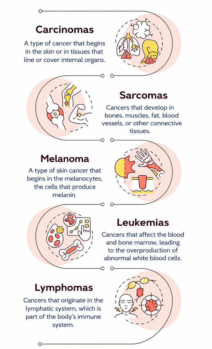 ivermectin24hr's tweet photo. Learning about the major categories of cancer helps build awareness and encourages informed conversations with healthcare professionals. Stay informed and share reliable health information.
#CancerEducation #Wellness #StayInformed #MedicalAwareness https://t.co/vCKZzq73YB