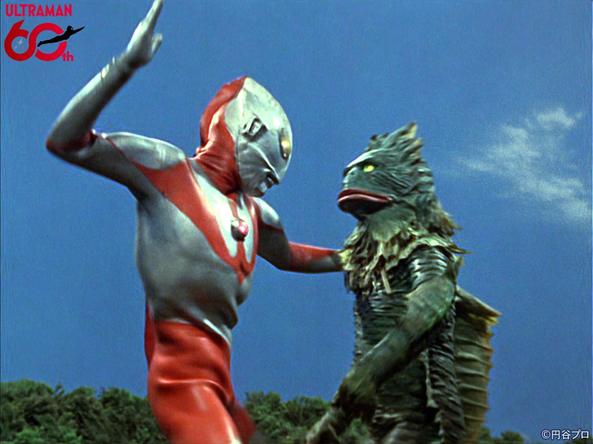 tsuburayaprod's tweet photo. 『ウルトラマン』
4話「大爆発五秒前」
ちょうど60年前の1966年8月7日(日)に放送📺

「海底原人 ラゴン」登場🌊

#ウルトラマン60周年 https://t.co/lc0Cyonaw1