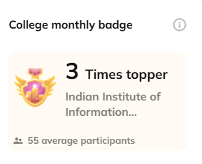 HARSH_YADAV_3's tweet photo. 🚀 Started with 0.

Today:
🏅 3× College Monthly Topper (IIIT Una)
💯 133 Problems Solved
🥇 DSA Specialist Badge
🏆 4 DSA Achievement Badges

Next target:
🎯 200 Problems
🎯 Stronger DSA
🎯 Better consistency
The journey has just begun. ⚡

#BuildInPublic #DSA  #CodingNinjas https://t.co/5RrsGfSXFQ