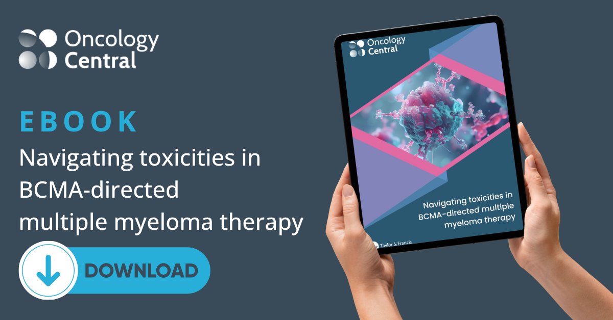 OncologyCentral's tweet photo. As BCMA-targeted therapies move into earlier treatment lines, clinicians face critical questions:
- How do we manage prolonged ICAHT?
- How do we sequence these therapies optimally?
- What strategies minimize long-term complications?

Download our latest eBook to gain practical guidance >>>https://t.co/6PhnpkdvZy
