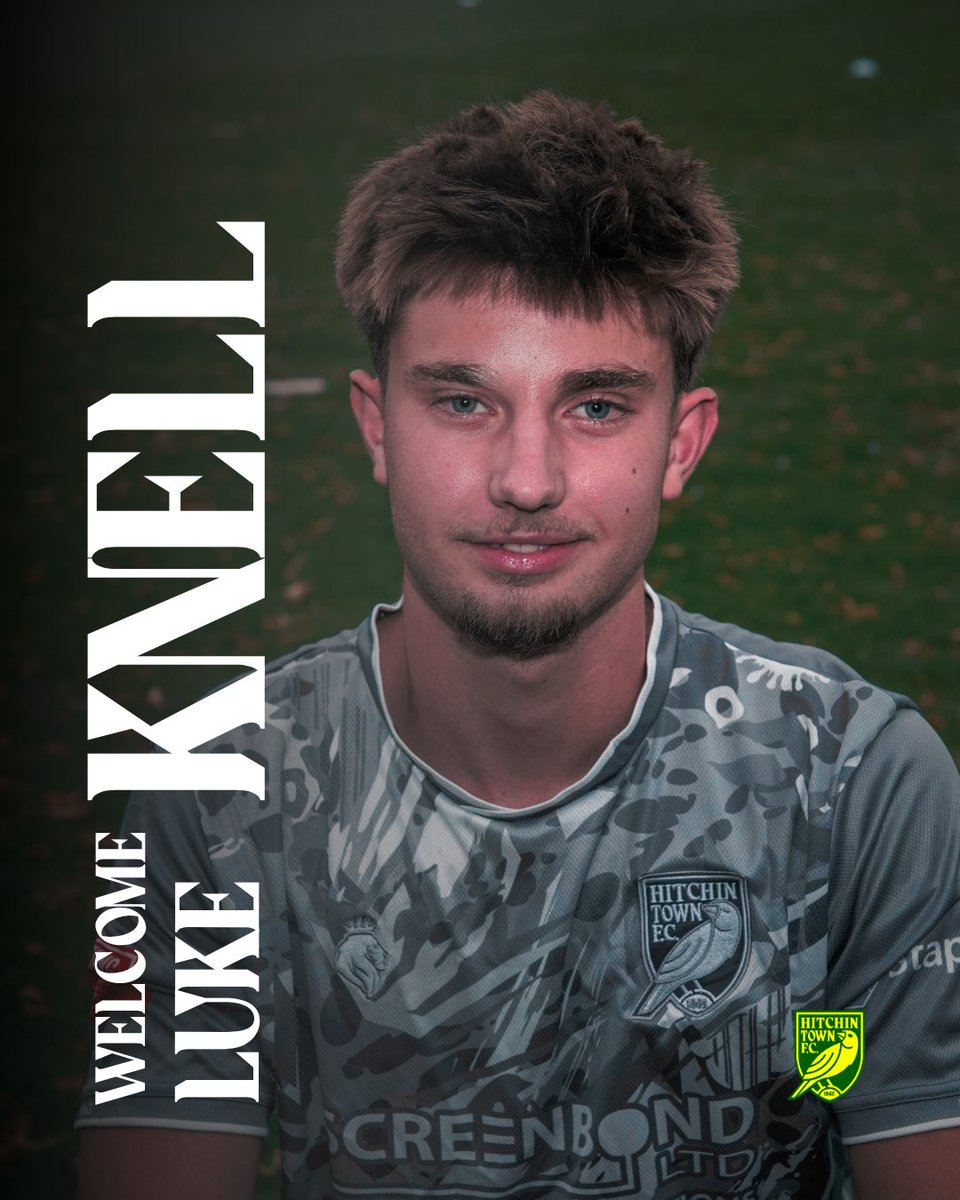 HitchinTownFC's tweet photo. ✍️ | WELCOME LUKE KNELL

Another goalkeeper signing this week is Luke Knell, after putting in two good pre-season performances against Stotfold and Royston.

Luke will continue his development on loan to Caldecote AFC. https://t.co/Y4HqT1wj5J