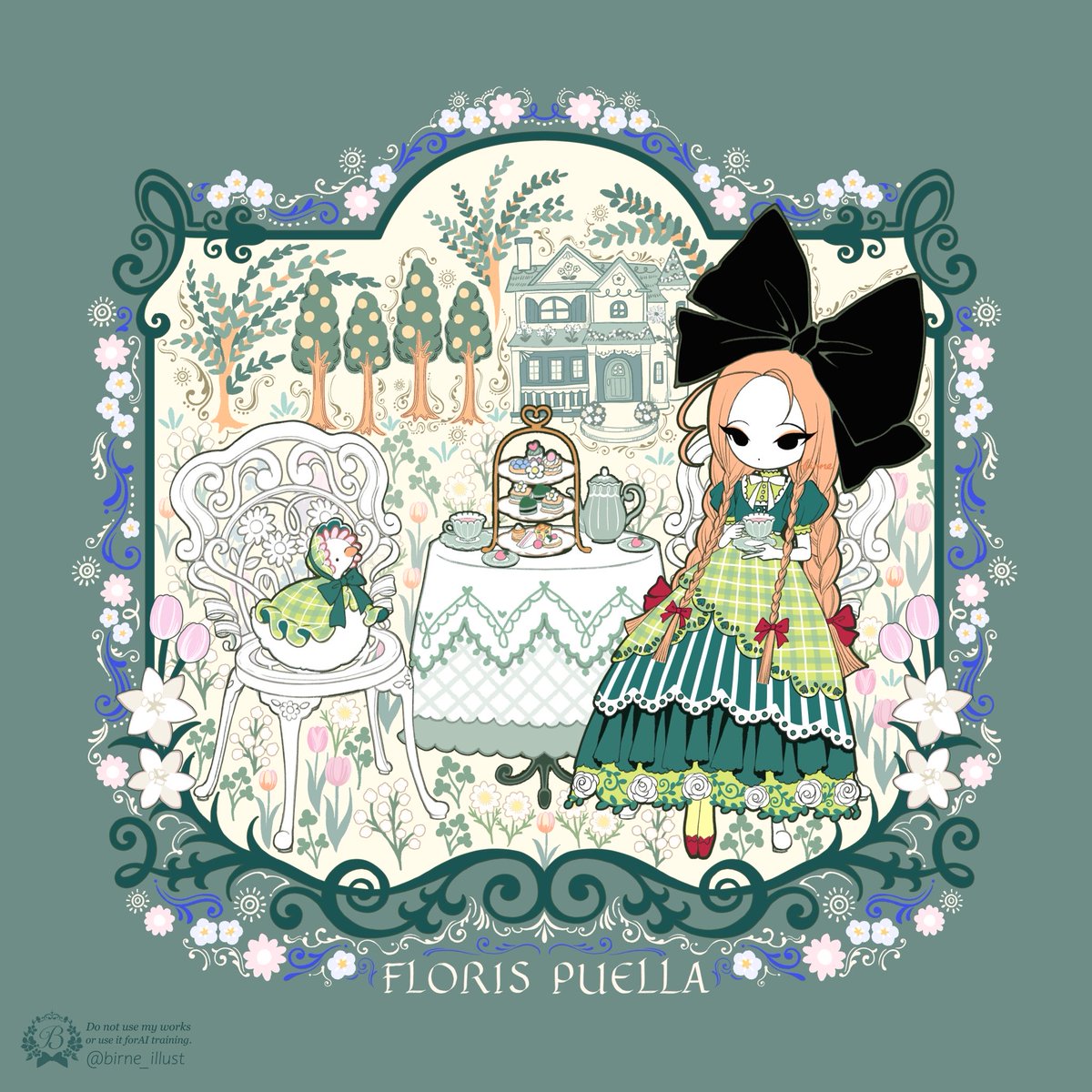 birne_illust's tweet photo. 🌼🫖 https://t.co/dMuLqd3sQC
