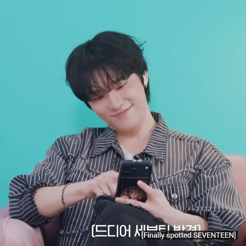 mingyursonly's tweet photo. his satisfied reaction when he saw that tomoya was subbed to svt too https://t.co/g4mWB8ERz3