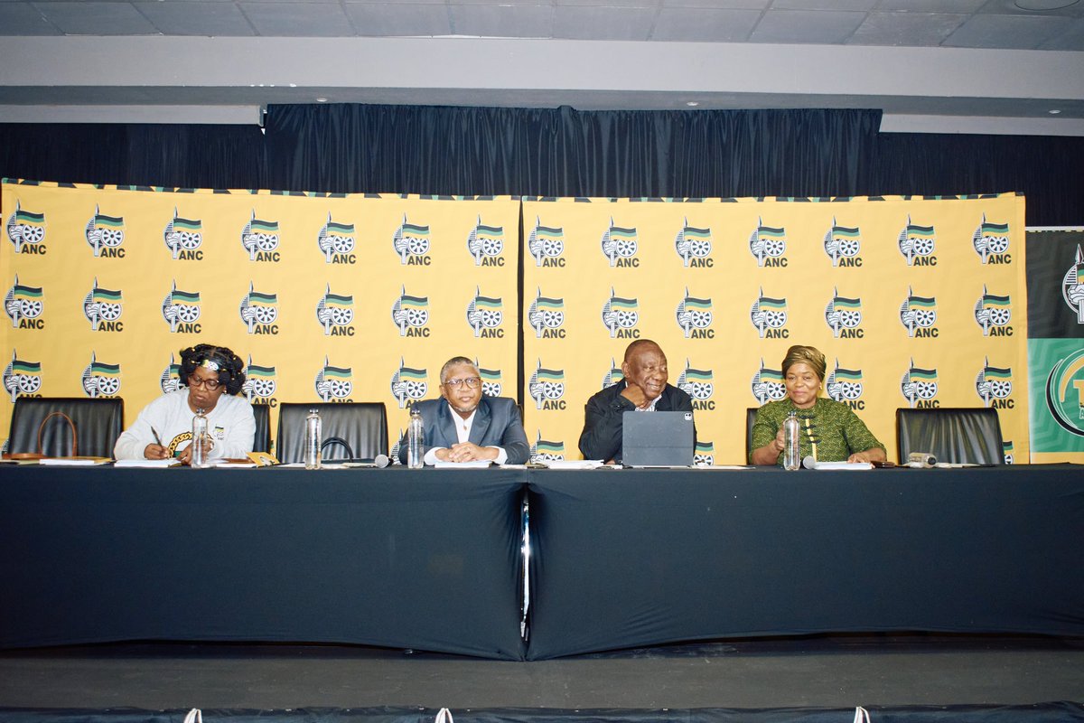 DrGwenR's tweet photo. [IN PICTURES] The special sitting of the #ANCNEC is underway at the Birchwood Hotel and Conference Centre in Boksburg, where the NEC is deliberating on and will adopt the 2026 Local Government Elections Manifesto.

#ANCManifesto2026
#VoteANC2026 https://t.co/JcULllUUIE