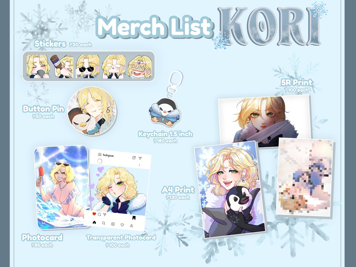 Kori_Penguin's tweet photo. 🎉 OSHI CON &amp; ONLIVE 🎉

My merch will be sold at ONLive with me physically at the booth and on Oshi Con at the B.A.L.D booth! 💙

Can't wait to see everyone there! 🤩💙💙

#ONLivePH2026 #OshiCon2026 https://t.co/WAf7NCmYdZ